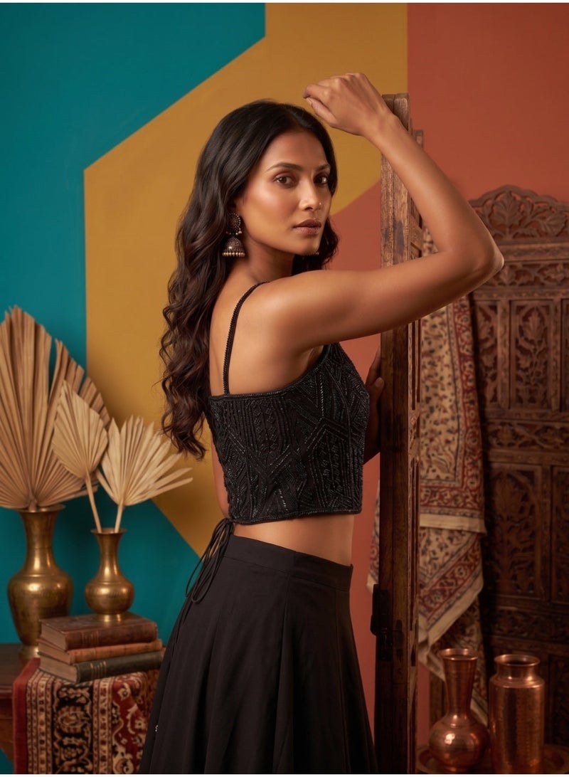 Nool Kajal Structured Corset Blouse - Image 3