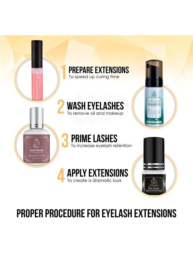 Forabeli Eyelash Extension Glue Remover for Lash Extensions Forabeli 15ml Pink Gel Lash Remover GBL Free, Gentle Eyelashes Removal, Lash Extension Adhesive Dissolver, Safe Lash Glue Cleaner, Easy to Apply - Image 4