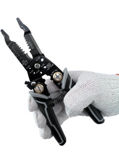 Whixant Whixant 9in1 Wire Stripper Tool Cable Cutters Multifunctional Needle Nose Pliers for Electric Cable Stripping Cutting and Crimping Plier Style Nose ProTouch Grip for Maximum Comfort  - Image 1