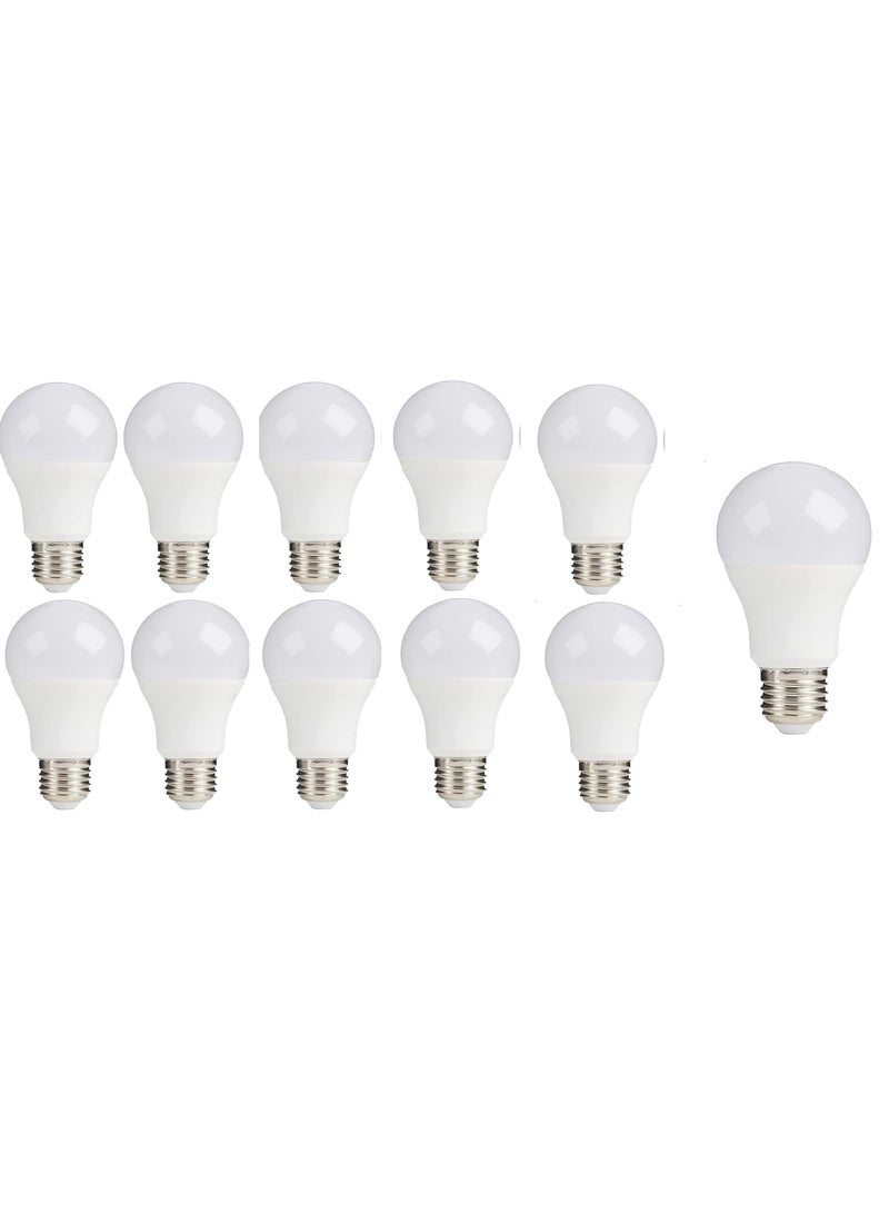 9 watt LED bulb - E27 screw cap - provides all lighting uses inside the house - (yellow light) (11), 9.0 watts  - Image 1