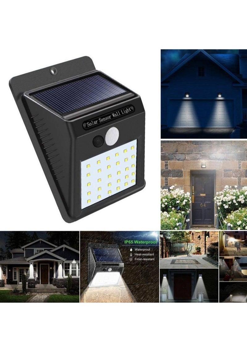 ELTRAZONE LED Bright Outdoor Security Lights with Motion Sensor Solar Powered Wireless Waterproof - Image 1