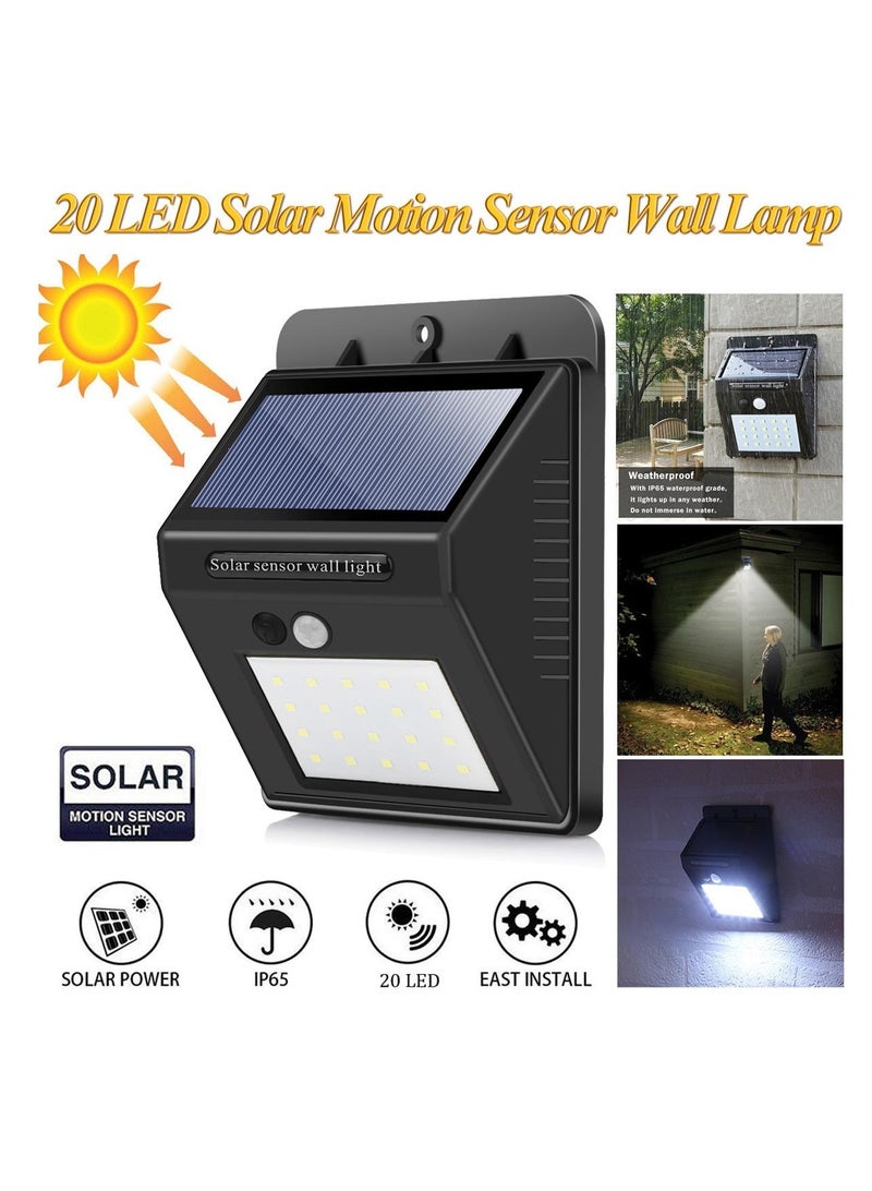 ELTRAZONE LED Bright Outdoor Security Lights with Motion Sensor Solar Powered Wireless Waterproof - Image 2