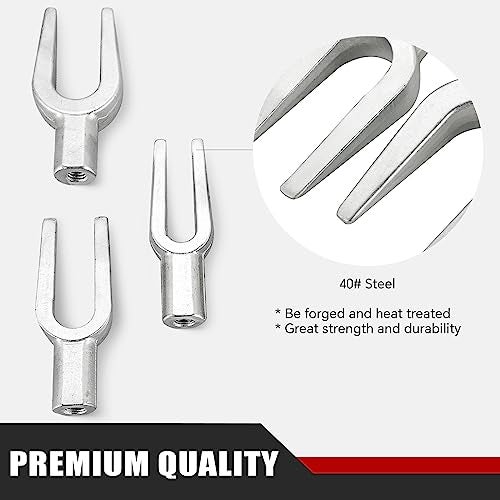ATPEAM 5-Piece Ball Joint Separator Set | Pickle Fork Tool | Tie Rod Removal Tool Set | 1-1/8", 15/16", 11/16", for Cars and Light Vans - Image 5