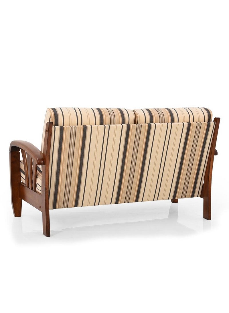 ROYALOAK Royaloak Atlanta Wooden 2 Seater Sofa | Solid Wood | Washable & Removable Cushion Covers | Pocket Spring for Extra Comfort | Elegant Design |Durable & Long Lasting  - Image 3