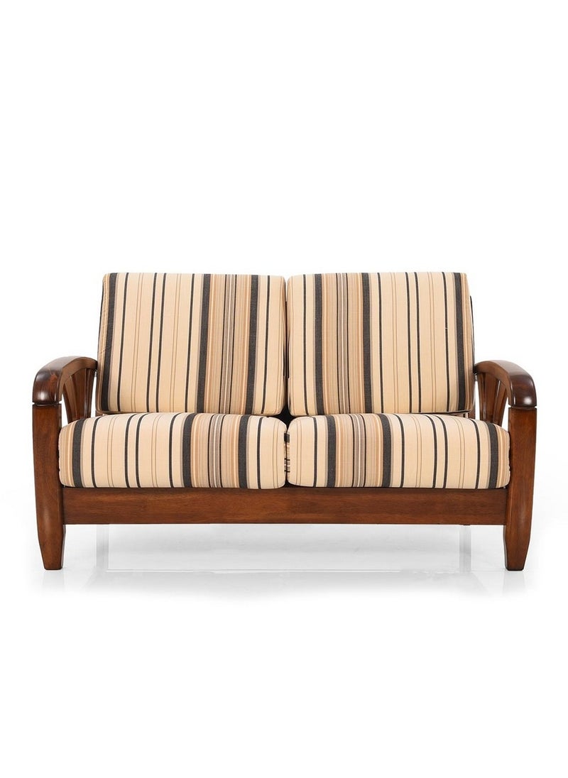 ROYALOAK Royaloak Atlanta Wooden 2 Seater Sofa | Solid Wood | Washable & Removable Cushion Covers | Pocket Spring for Extra Comfort | Elegant Design |Durable & Long Lasting  - Image 5