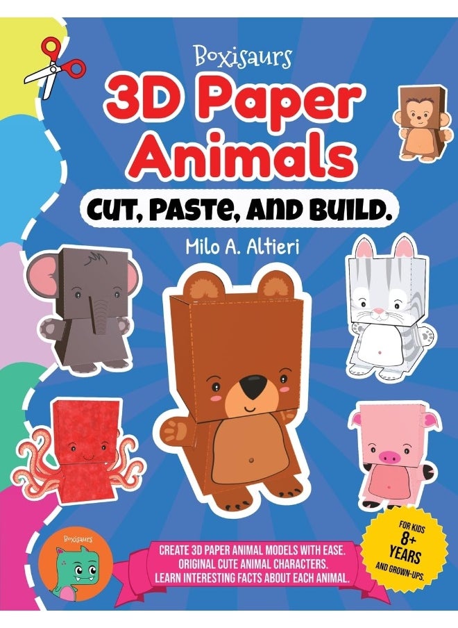 Independently Published Cut, Paste, and Build 3D Paper Animals  - Image 1