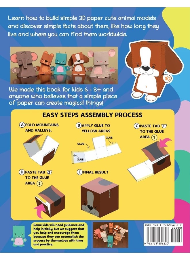 Independently Published Cut, Paste, and Build 3D Paper Animals  - Image 2