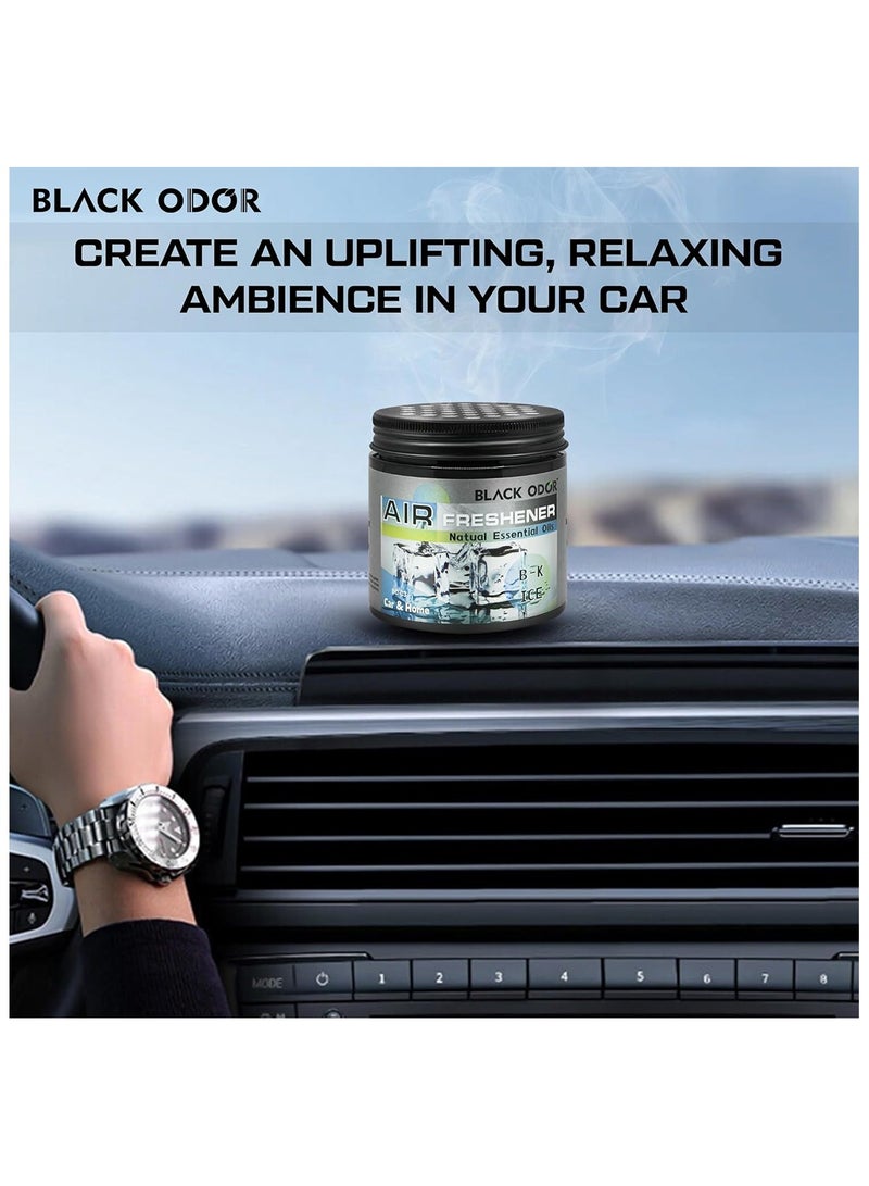 Combo Black ODOR B-K Ice Car Air Freshener 180g 2 Infused with Natural Essential Oils for a Long-Lasting, Invigorating Scent BO-03 2PCS  - Image 3