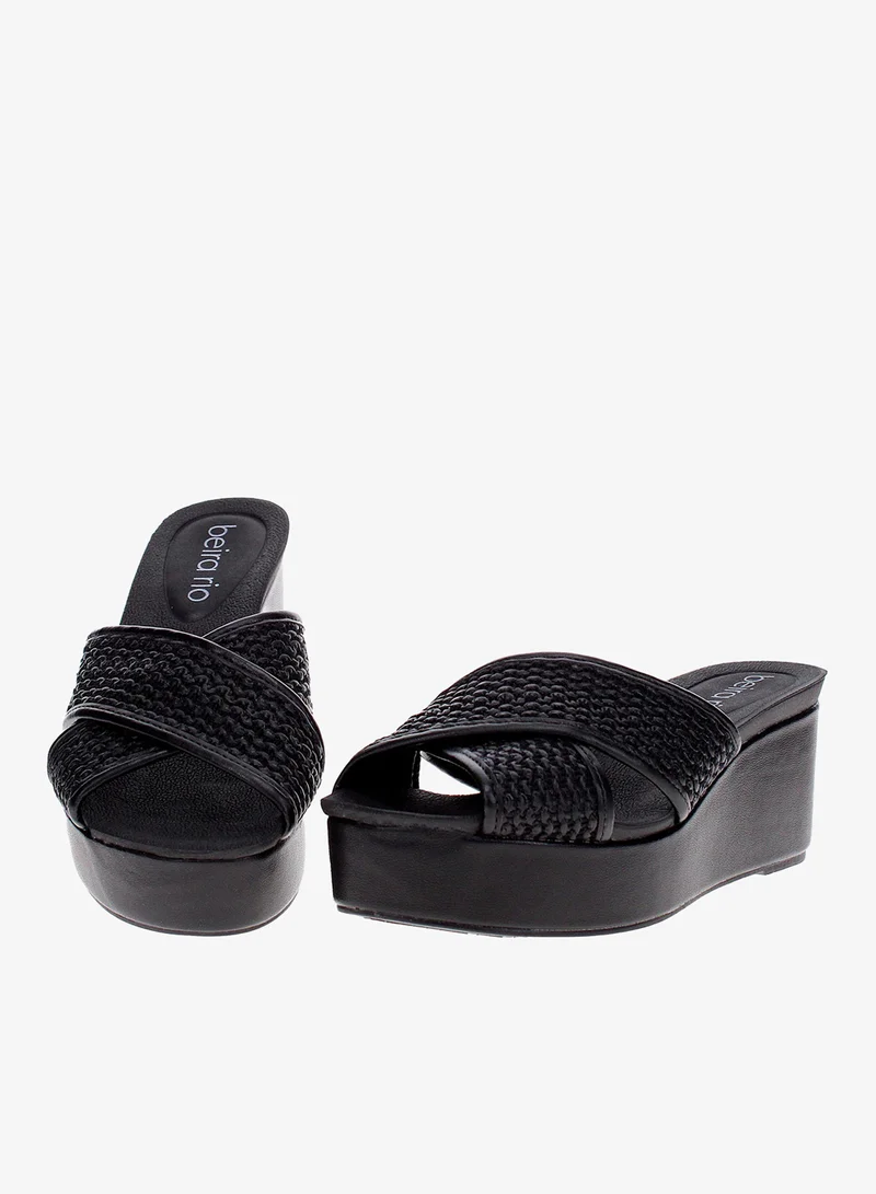 Beira Rio Black Comfort Sandals for Women – Lightweight & Supportive Everyday Footwear for Women | Best Price UAE