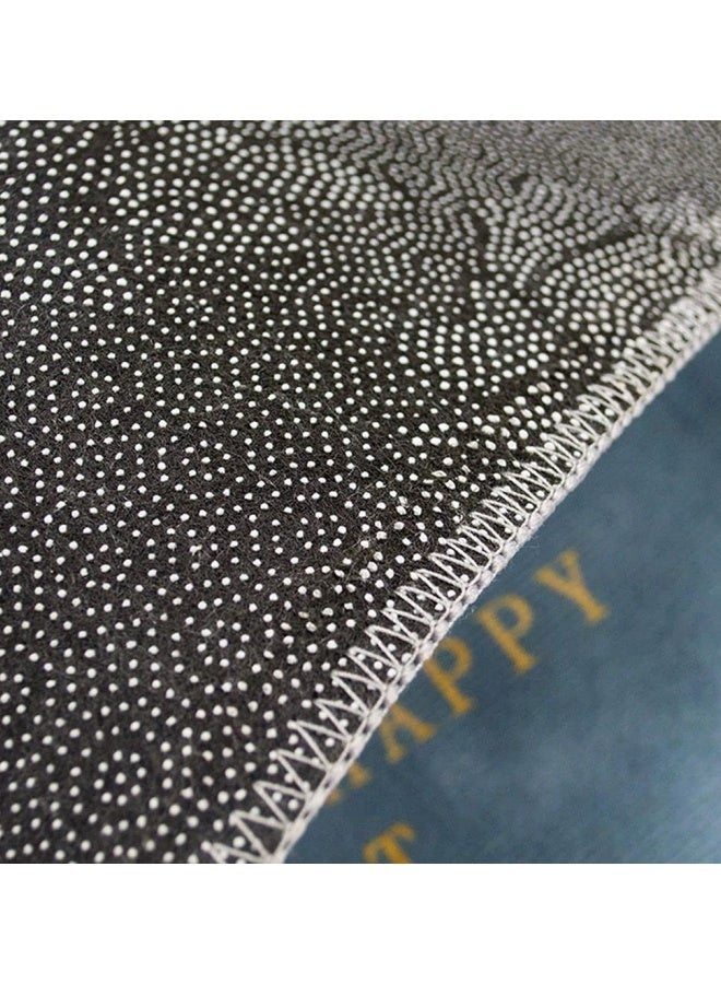 2-Piece Geometric Pattern Kitchen Rugs Mats，40*60cm+40*120cm, Non-Slip Waterproof Kitchen Rug, Premium PVC Comfort Kitchen Mats and Rugs for Kitchen, Office, Home, Laundry - Image 3