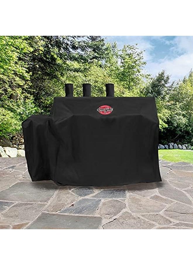 Char-Griller - 8080 3 Burner Dual Fuel Expandable Gas And Charcoal Outdoor Grill Cover Black 29 X 65 X 49 - Image 1