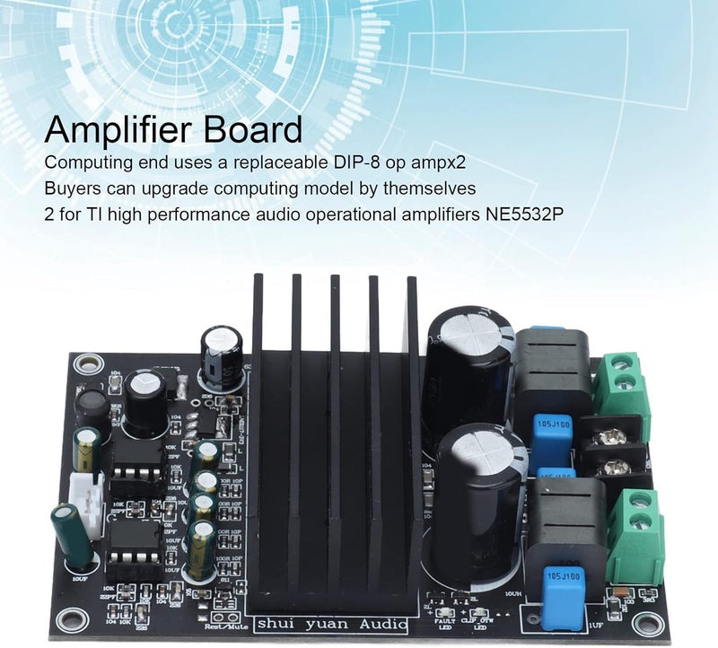 FTVOGUE FTVOGUE 2.0 Digital Amplifier Board TPA3255 Class D Module 300W High Power Ultra Low Distortion for Home Audio DC24-48V - Image 2