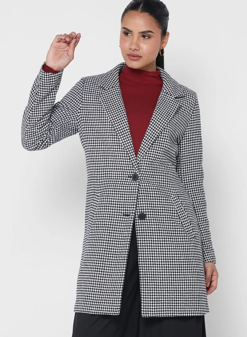 Jacqueline de Yong Pocket Detail Longline Jacket