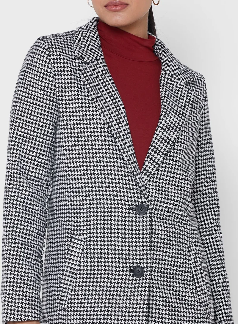 Jacqueline de Yong Pocket Detail Longline Jacket