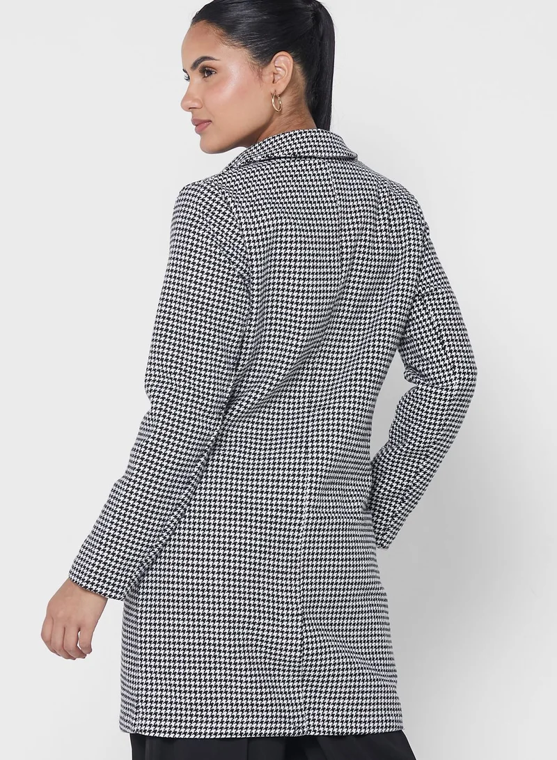 Jacqueline de Yong Pocket Detail Longline Jacket