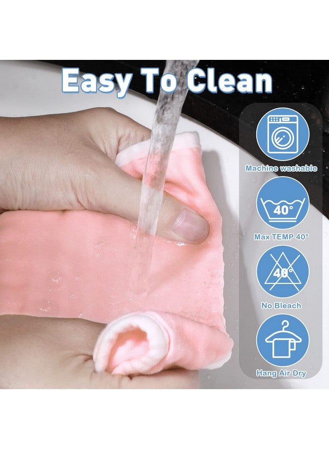 Tatuo 50 Pcs Muslin Baby Bibs Bulk Muslin Cotton Teething for Boy Girls Burp with Snap, Baby Bandana Drool Absorbent Bibs for Newborn Infant Teething and Drooling, 6 Layers - Image 4