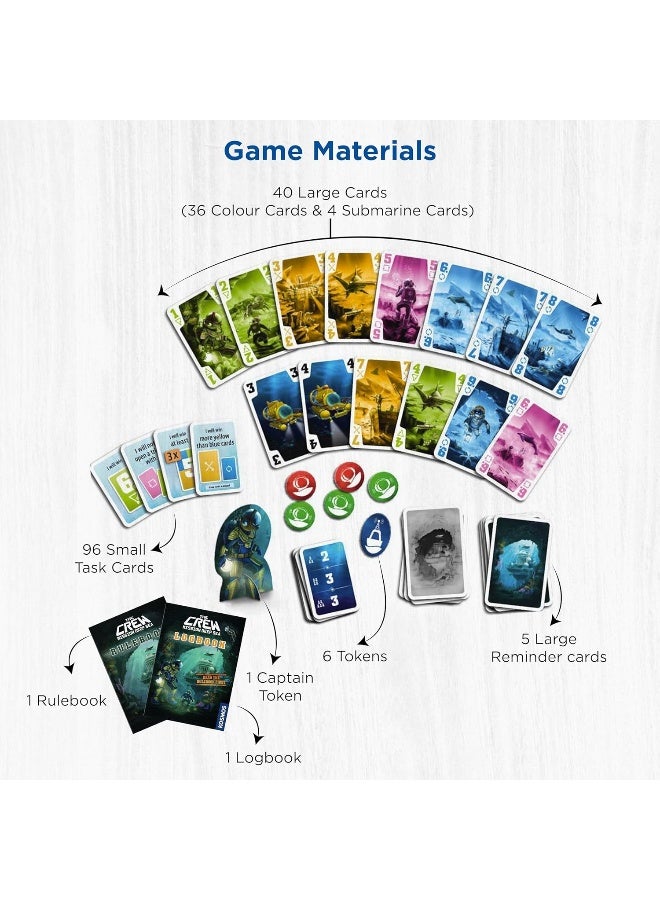Thames & Kosmos ثيمز وكوسموس الطاقم: مهمة أعماق البحر - أسود - مقاس واحد - 2021 - لعبة ورق - Image 4