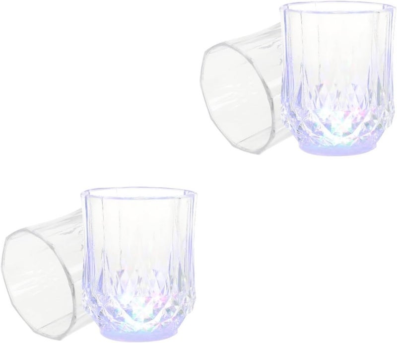 2 Pieces Pineapple Cocktail Cups Creative Led Drinking Glasses For Parties Glowing Barware Birthdays Celebrations - Image 1