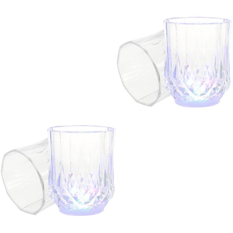 2 Pieces Pineapple Cocktail Cups Creative Led Drinking Glasses For Parties Glowing Barware Birthdays Celebrations - Image 2