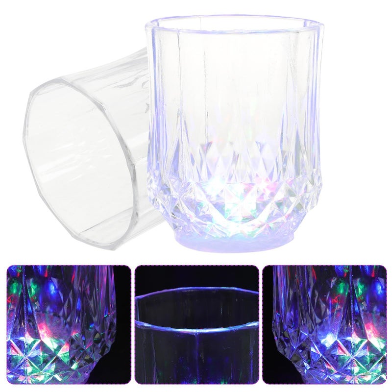 2 Pieces Pineapple Cocktail Cups Creative Led Drinking Glasses For Parties Glowing Barware Birthdays Celebrations - Image 3