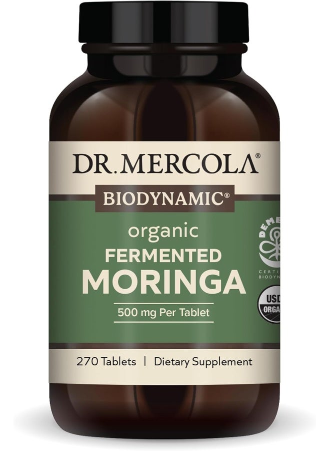 Dr. Mercola Biodynamic, Organic Fermented Moringa, 270 Tablets  - Image 1