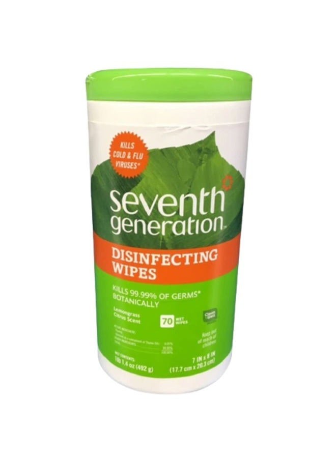 Seventh Generation Disinfecting Wipes - 70 ct