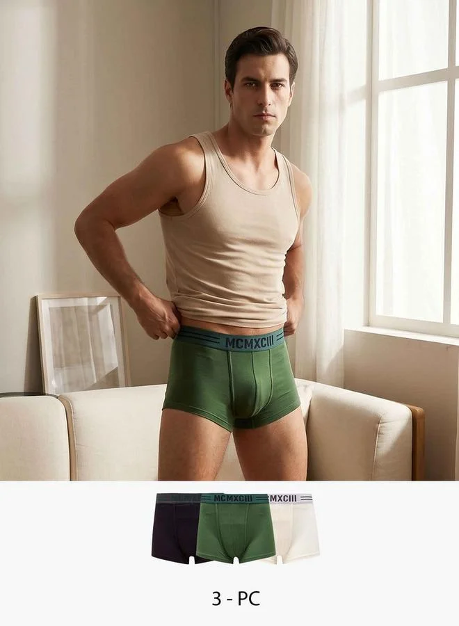 Splash FAV Printed Waistband Boxer Briefs Pack of 3