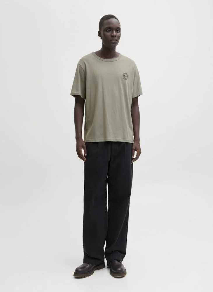 JACK & JONES  Crew Neck Relaxed Fit T-Shirt for Men | Best Price UAE