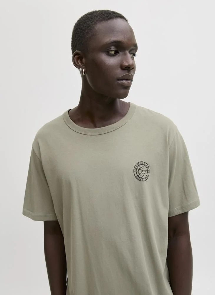 JACK & JONES  Crew Neck Relaxed Fit T-Shirt for Men | Best Price UAE