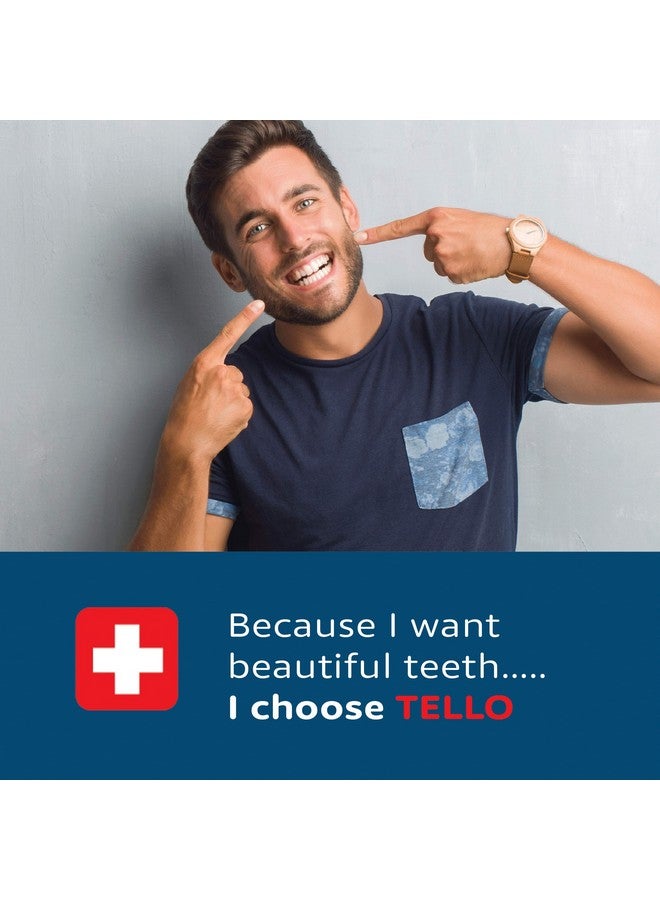TELLO 4920 Adult Soft Swiss Toothbrush For Gentle Cleaning With Ergonomic Handle, 3 Count - Image 4