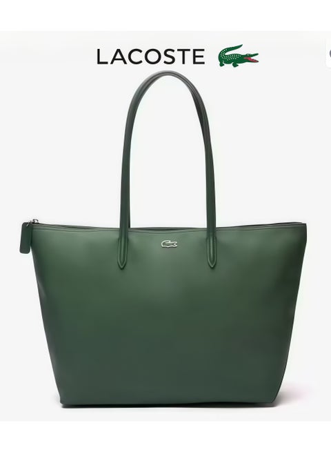 Women's L12.12 Concept Fashion Versatile Large Capacity Zipper Handbag Tote Bag Shoulder Bag Large Green