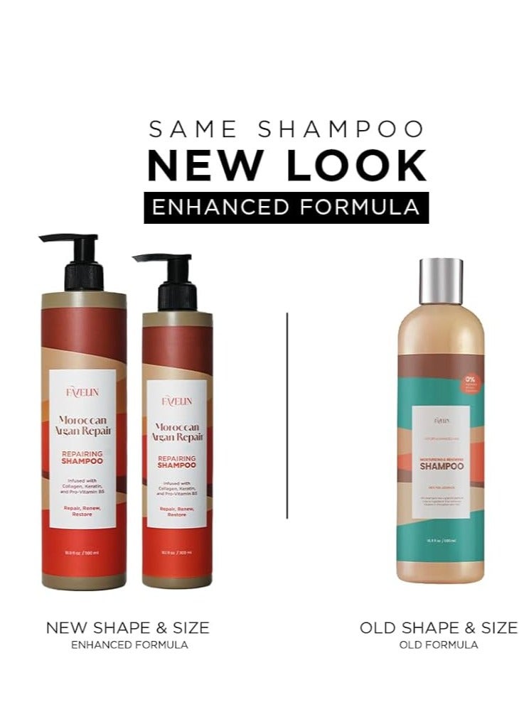 ڤاڨلين فافيلين شامبو الارجان المغربي لإصلاح الشعر  بالكولاجين والكيراتين 500 مل - Image 2