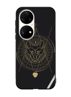 VR CREATIVE Protective Case Cover For Huawei P50 Pro Wolf Totem Design Multicolour  - Image 1