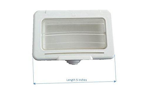 CS c&s electric Polyvinyl Chloride Type I 4 Module Waterproof Gang Box with 2 16a Socket (White) - Image 2