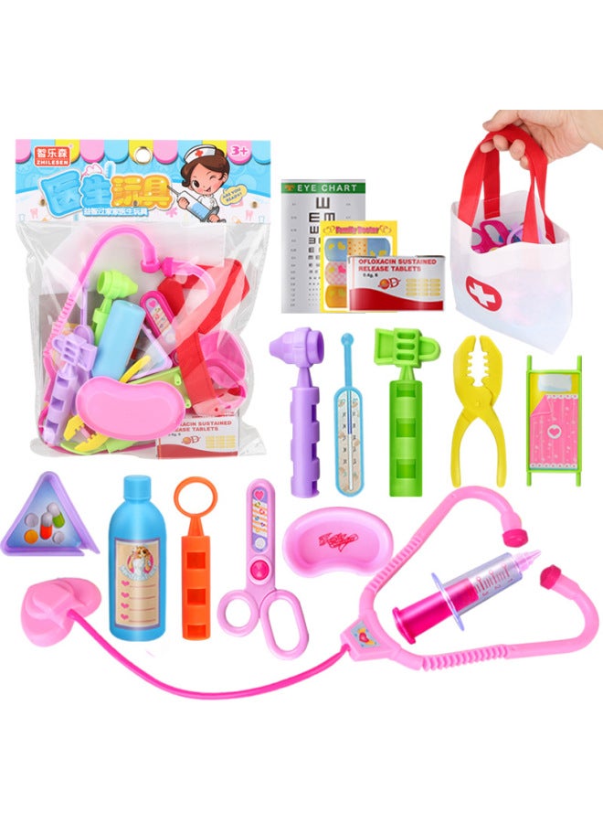 مجموعة أدوات محاكاة لبيت لعب الأطفال من تشيليسن، لعبة فتاة مكياج الأميرة للأولاد، اللون: مجموعة رأس بطاقة PVC مكونة من 15 قطعة - Image 2