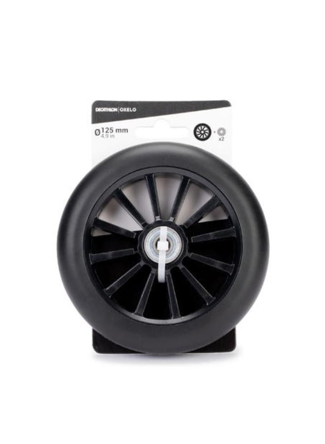 أوكسيلو 1 عجلة + محمل مخصص للسكوترات MID 1، MID 3، MID 5، PLAY 3، PLAY 5 (الأمامية) - Image 3