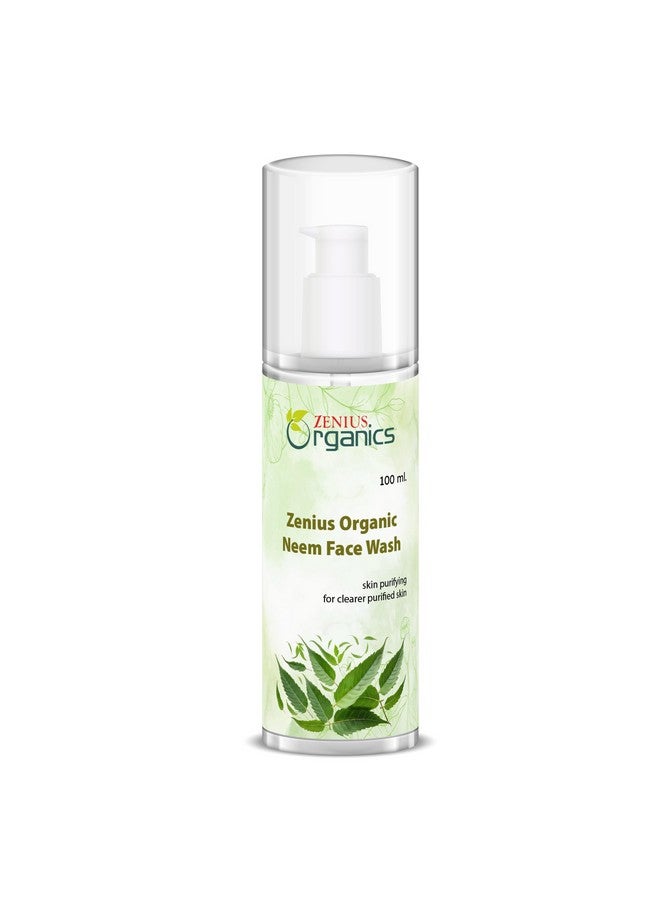 ZENIUS Neem Pimple Control Face Wash| Ayurvedic and Organically Pure| Prevents Pimples |100% Natural Extracts| Suitable for All Skin Types | 200mL - Image 1