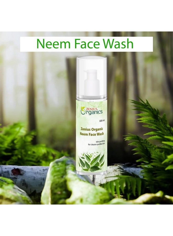 ZENIUS Neem Pimple Control Face Wash| Ayurvedic and Organically Pure| Prevents Pimples |100% Natural Extracts| Suitable for All Skin Types | 200mL - Image 2