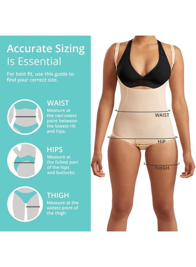 MARENA (X-Small, Beige) - Recovery SFBHA2 Panty-Length Girdle w/High-Back-Step 2-XS-BGE - Image 4