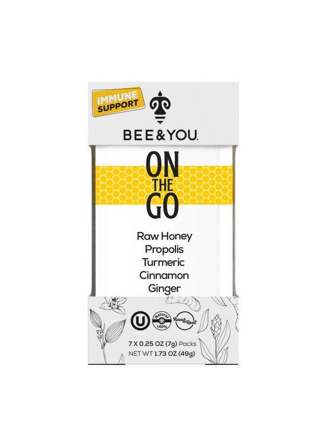 BEE & YOU Bee and You Organic Royal Jelly Propolis Raw Honey Superfood Mix for Kids Immune Support 6.7 oz - Image 1