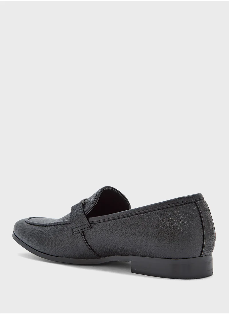 Robert Wood Trim Detail Formal Loafers