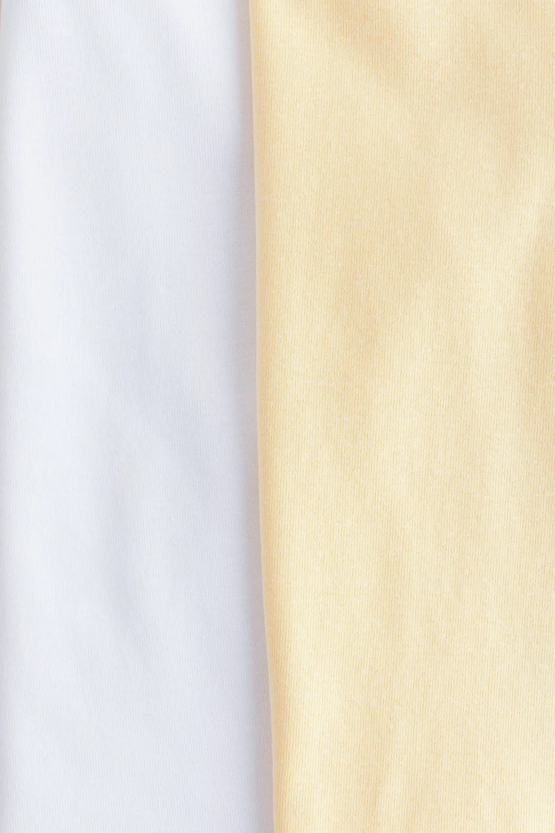 H&M 2-pack cotton tops