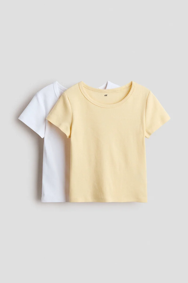 H&M 2-pack cotton tops