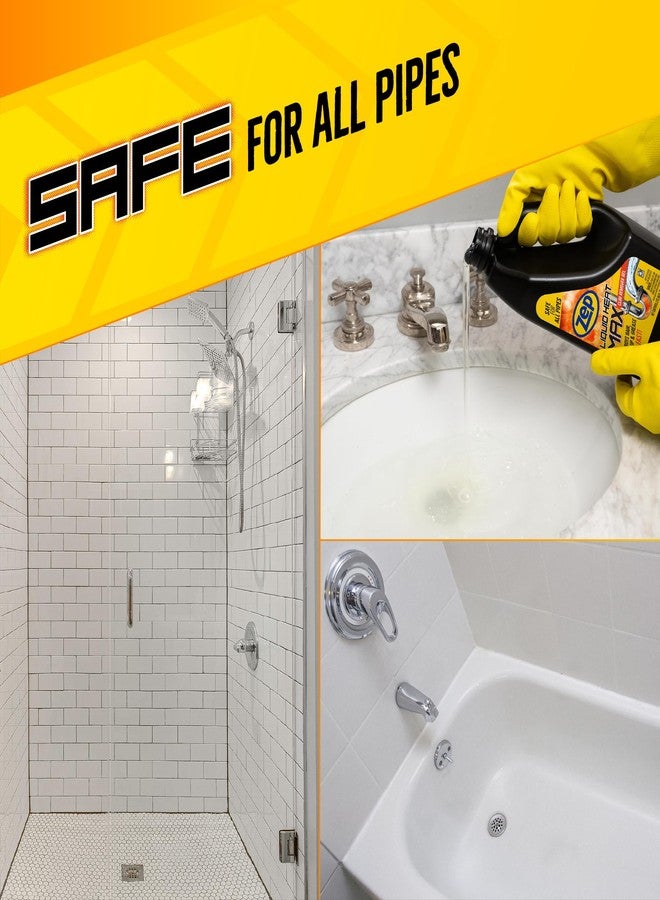 Zep Liquid Heat Max Clog Remover Gel - Destroys Hair, Build-Up & Grease - 64 oz. - Image 5