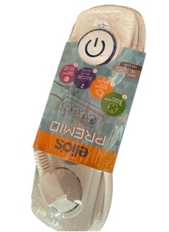 Elios Joint, 3 slots, white Elios, 16 amps, up to 3680, with a wire length of 2 meters, with a safety plug.  - Image 1