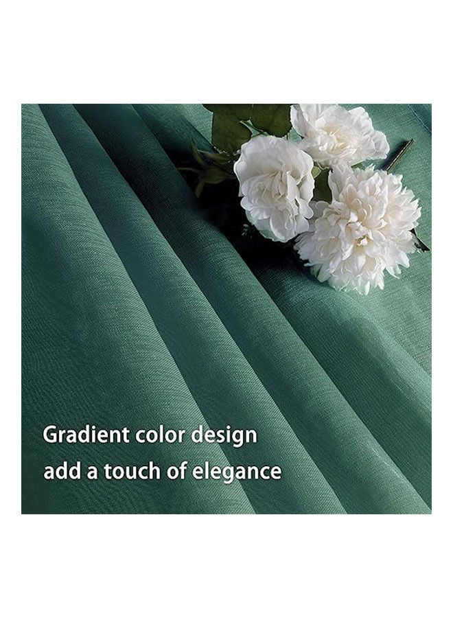 INTEX ‎ Luxury Voile Gradient Colours Curtains With Steel Grommets 1 Piece  - Image 4