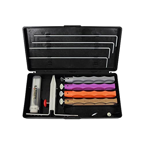 Lansky 4-Stone Deluxe Diamond System | Precision Knife Sharpening Kit - Image 1