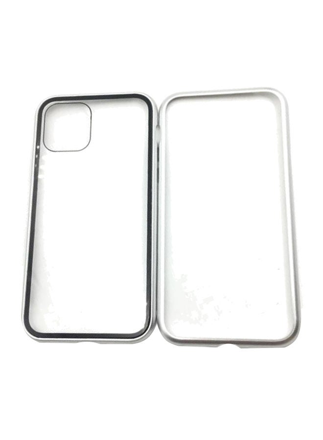 NIBEMINENT Double Glass Magnetic Protective Case Cover For Apple iPhone 11 Pro Max Clear
