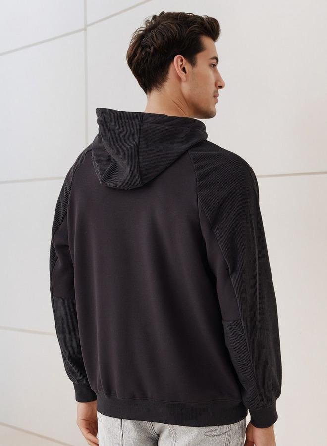 Lee Cooper Men Panelled Hoodie - Image 3