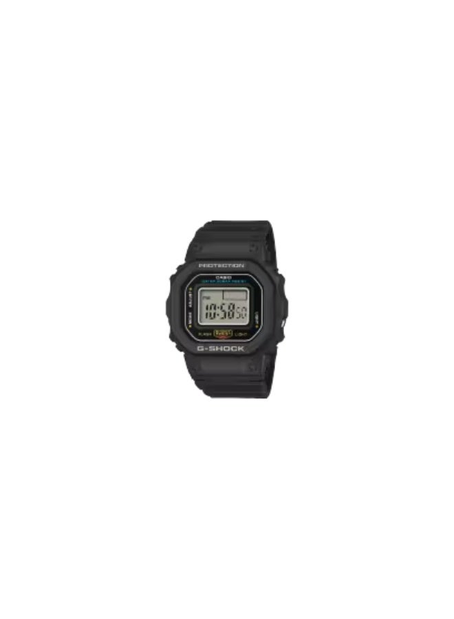 G-SHOCK Casio G-Shock DWN-5600-1DR Nano Ring Watch – Mini 5600 Digital Watch, Shock Resistant, 200M Water Resistant, EL Backlight, Stopwatch, Alarm, Bio-Based Resin, Adjustable Finger Strap – Casio Ring Watch DWN-5600-1DR - Image 3